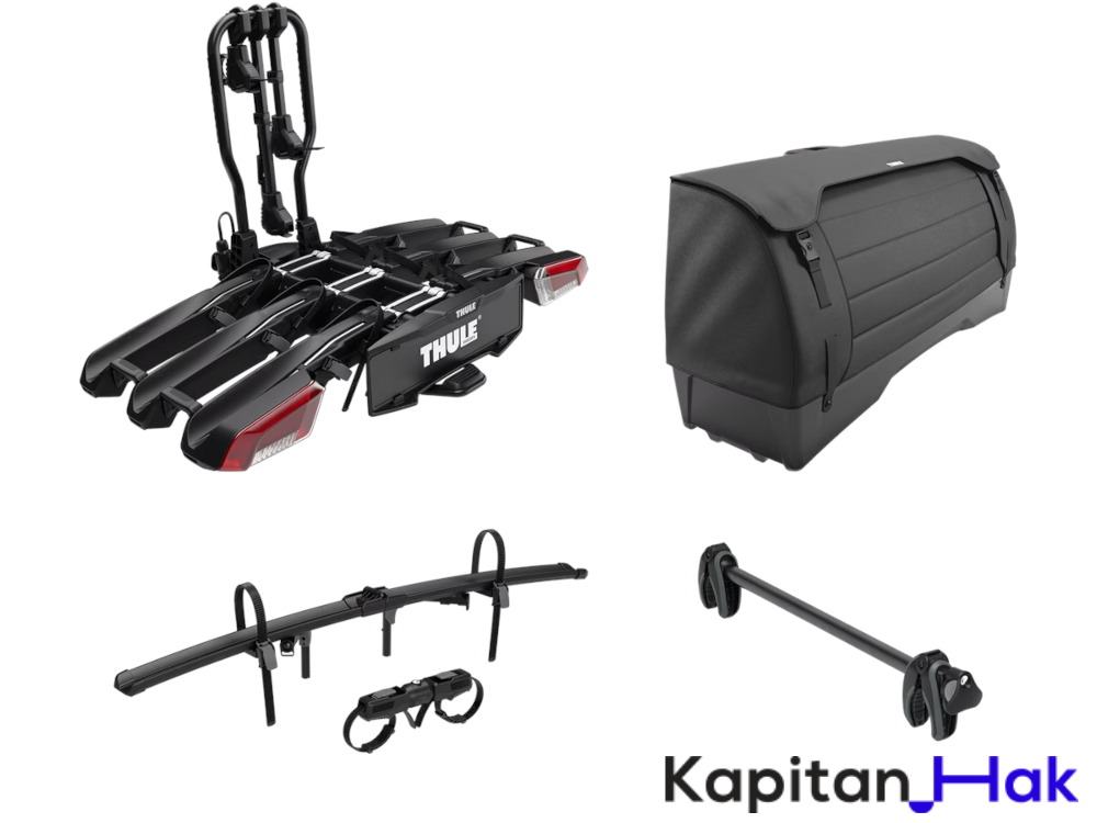 Bagażnik z boxem do przewożenia sprzętu