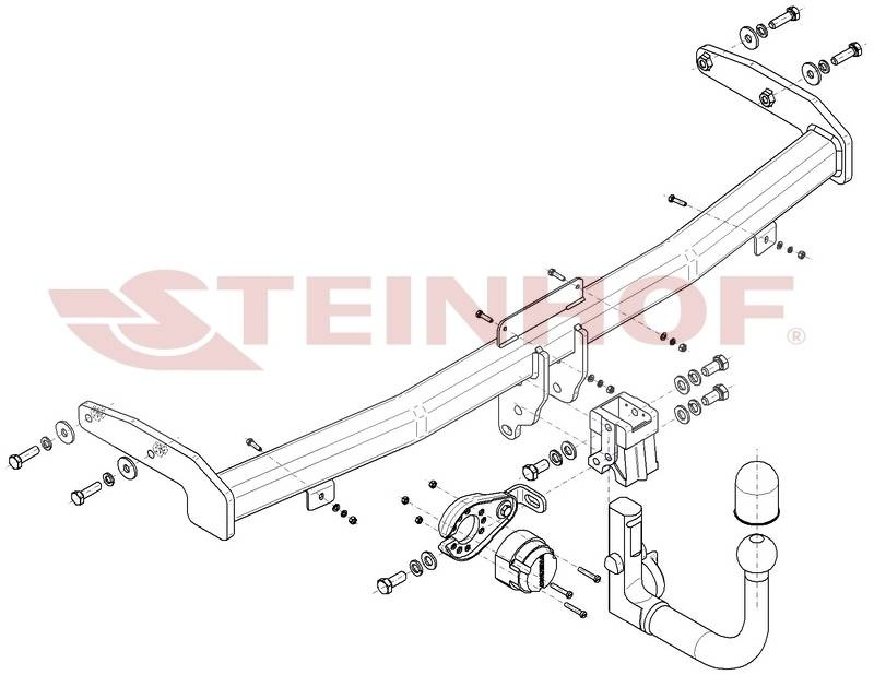 Hak holowniczy Steinhof Kia Xceed 2019-