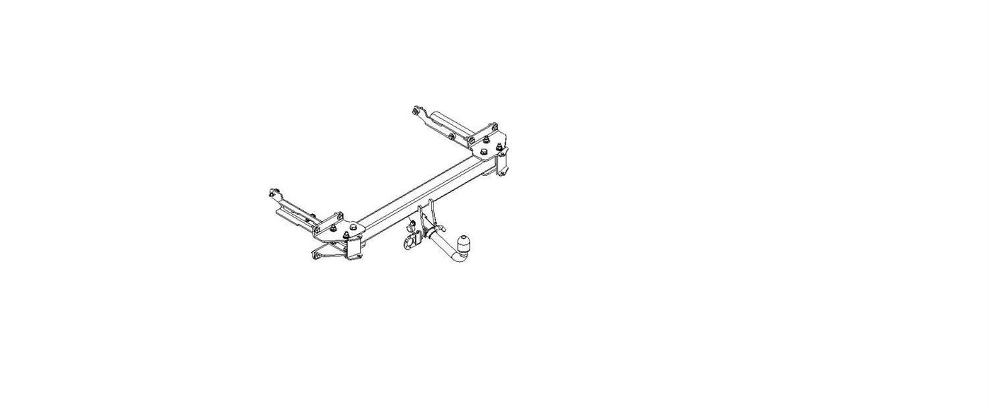 Hak holowniczy Autohak Mercedes M (ML) W164 05-11