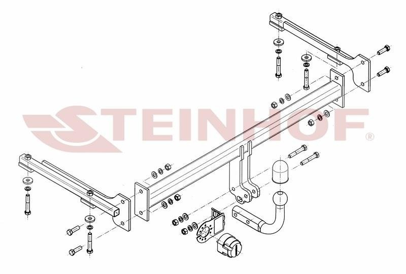 Hak holowniczy Steinhof Honda Civic VIII Sedan 2006-2011