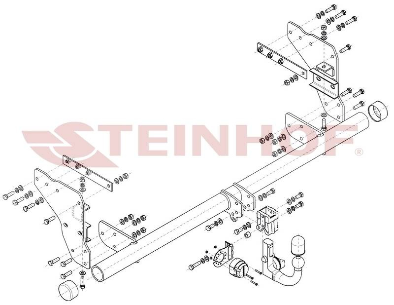 Hak holowniczy Steinhof Mitsubishi L-200 2019-