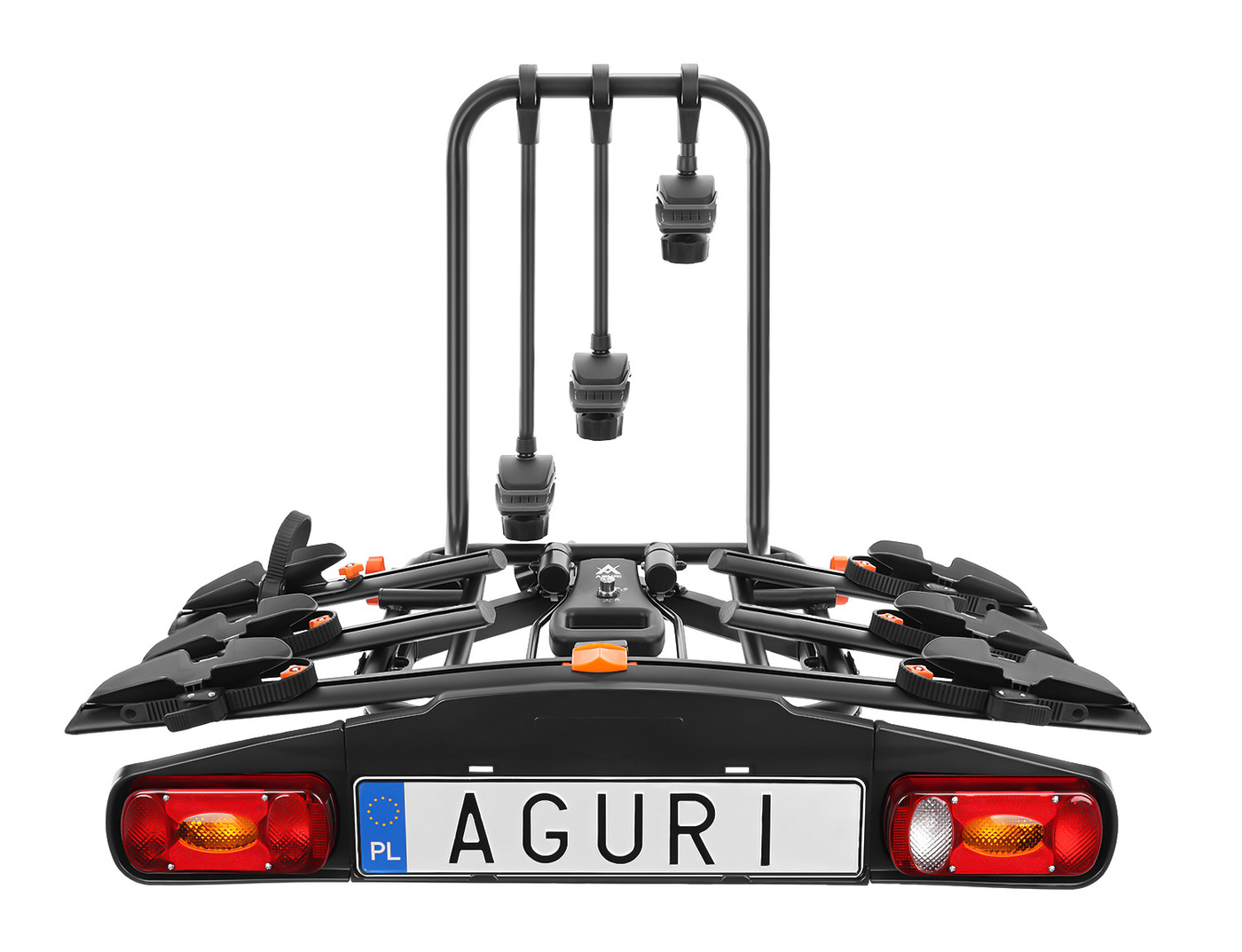 Bagażnik rowerowy na hak Aguri Active Bike 3 | 4 rowery + Smycz KapitanHak