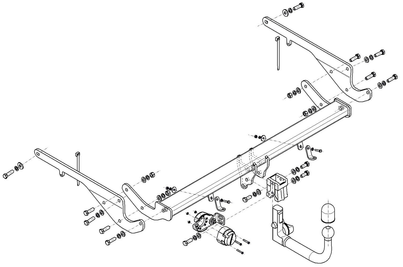 Hak holowniczy Steinhof M-066