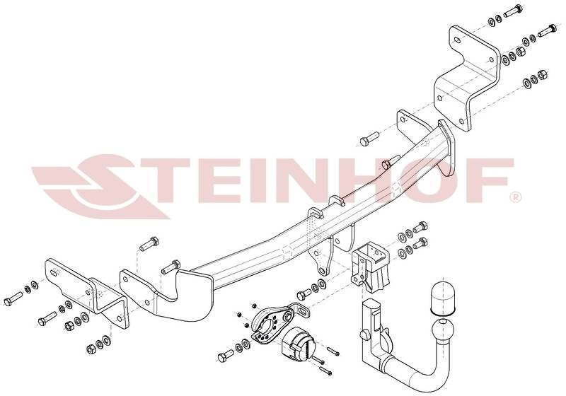 Hak holowniczy Steinhof Hyundai i30 III Kombi 2020-