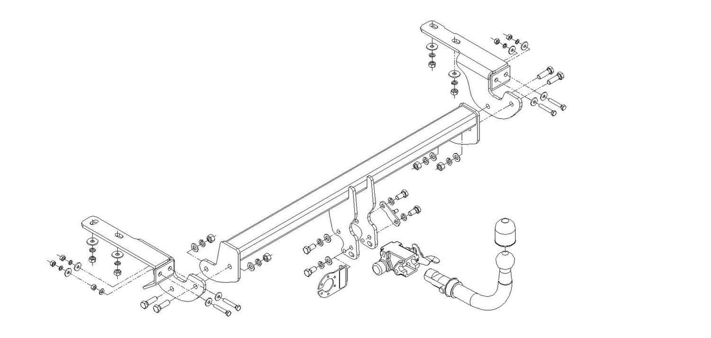 Hak holowniczy Autohak Citroen C4 II 2010-