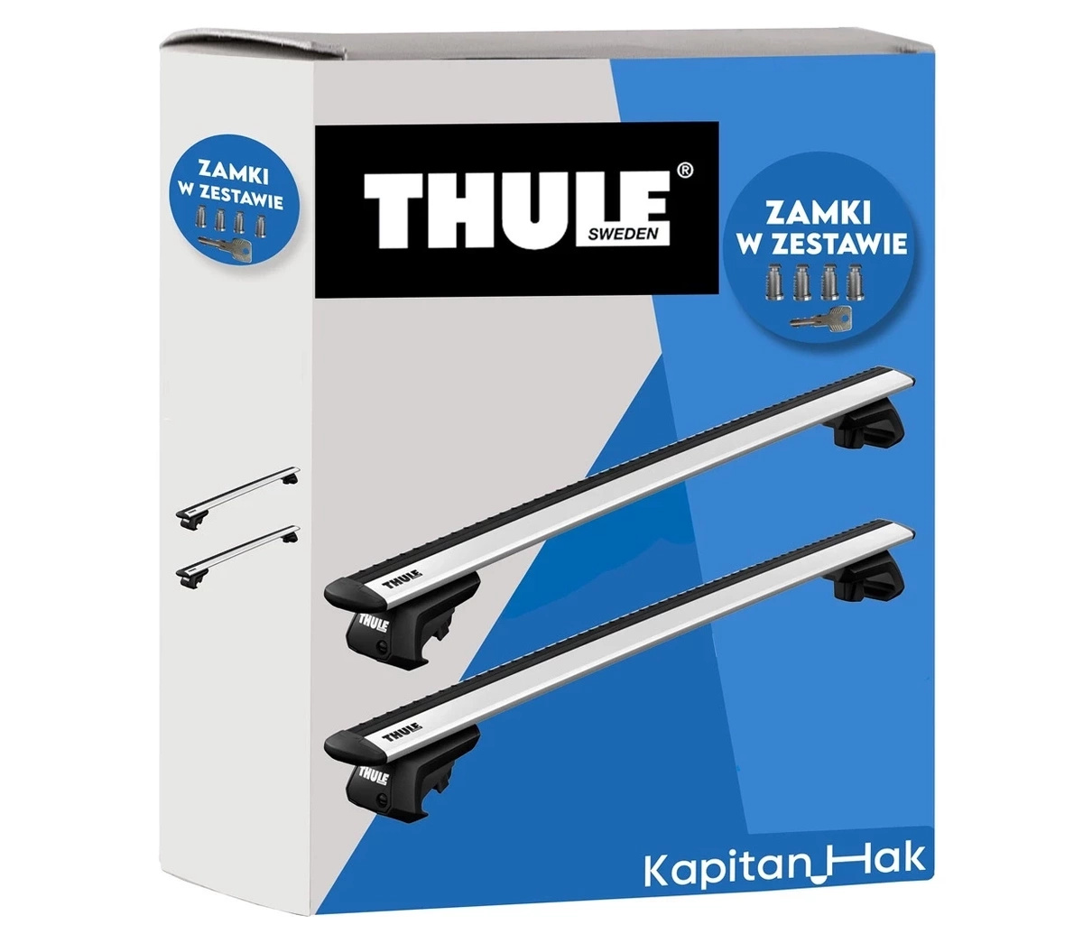 Bagażnik dachowy | Belki | Thule TOYOTA Land Cruiser 150 2009- + KapitanHak