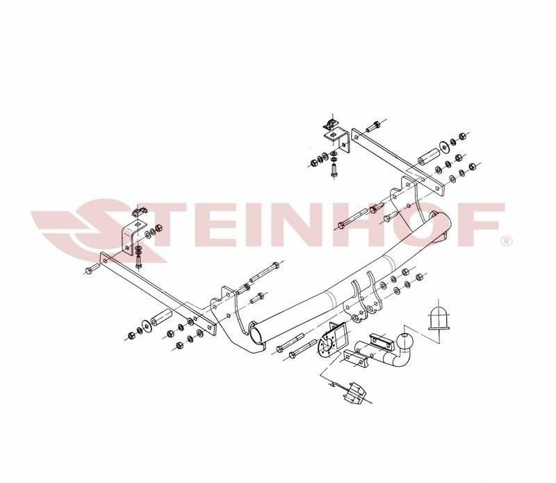 Hak holowniczy Steinhof Toyota Proace I 2013-2016