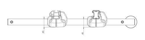 Nordrive U-7 rolka załadunkowa 64 cm + wspornik | N11020