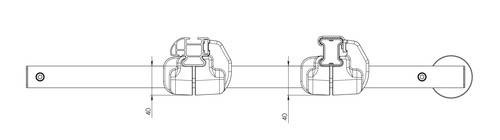 Nordrive U-7 rolka załadunkowa 96 cm + wspornik | N11021