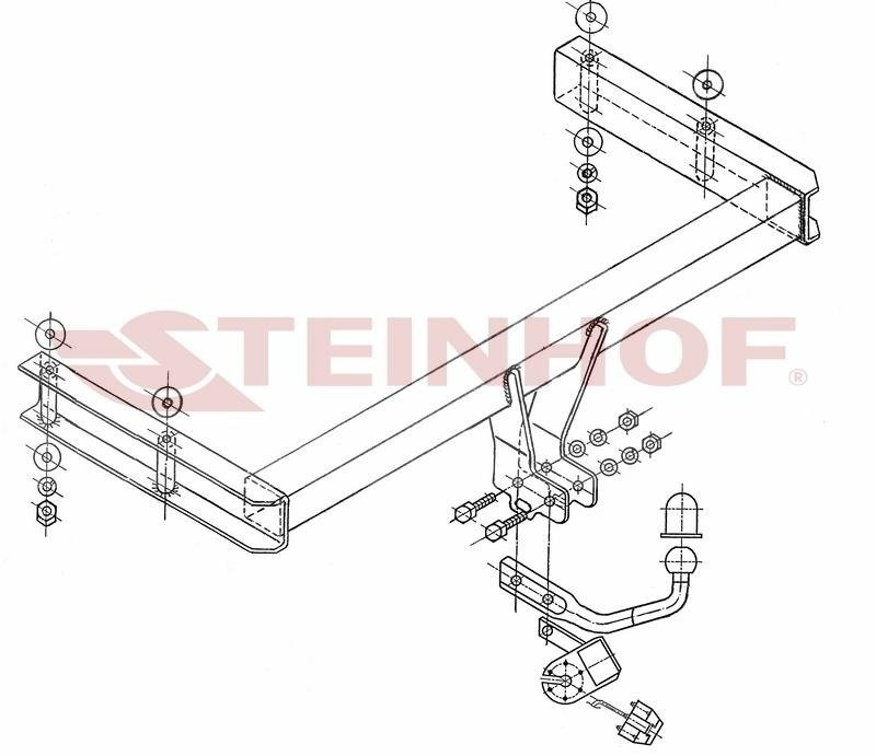 Hak holowniczy Steinhof A-086