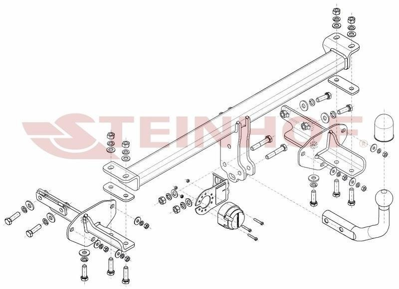 Hak holowniczy Steinhof FIAT Tipo Hatchback 2016-