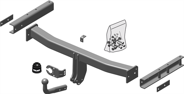 Hak holowniczy Brink 513800