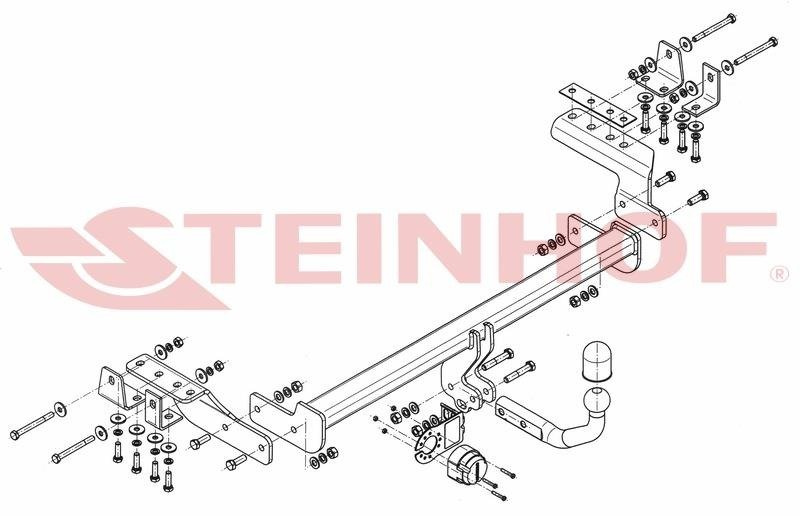 Hak holowniczy Steinhof Mitsubishi Lancer Sportback 2008-2012