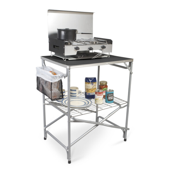Kampa Major Folding Field Kitchen - składana kuchnia biwakowa z dużym blatem i półką |  9120000481