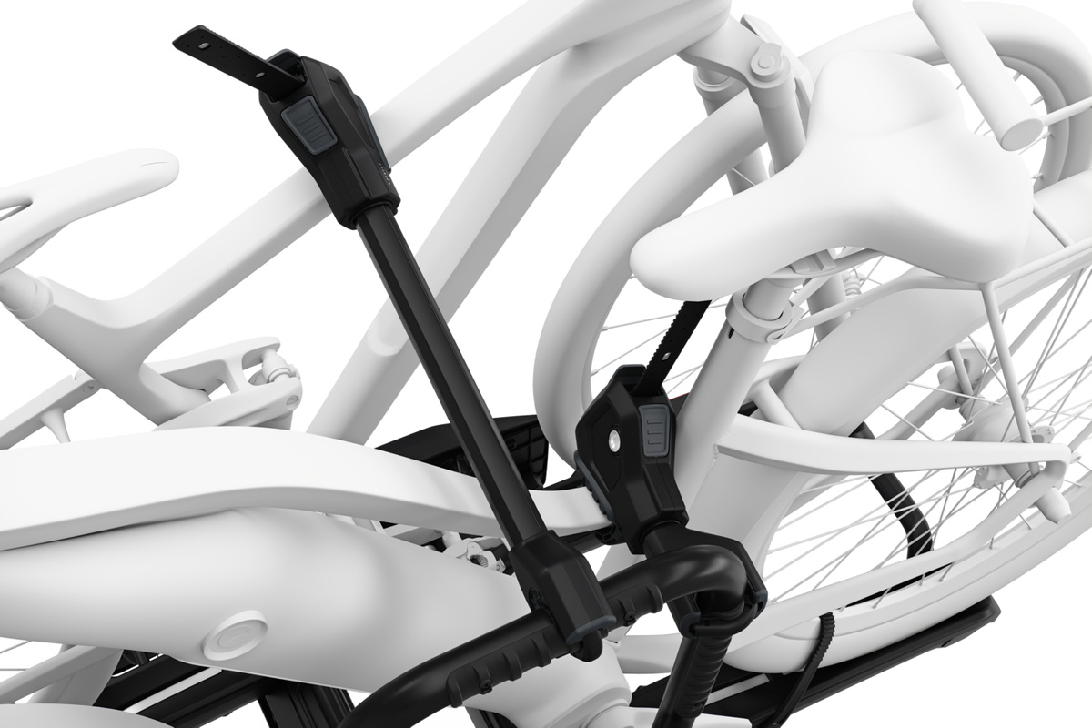 Bagażnik rowerowy z boxem 300l na hak Thule EasyFold 3 944100 + Onto 2