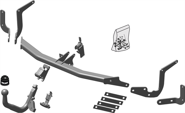 Hak holowniczy BRINK Citroën Grand C4 Picasso II 2013-2018