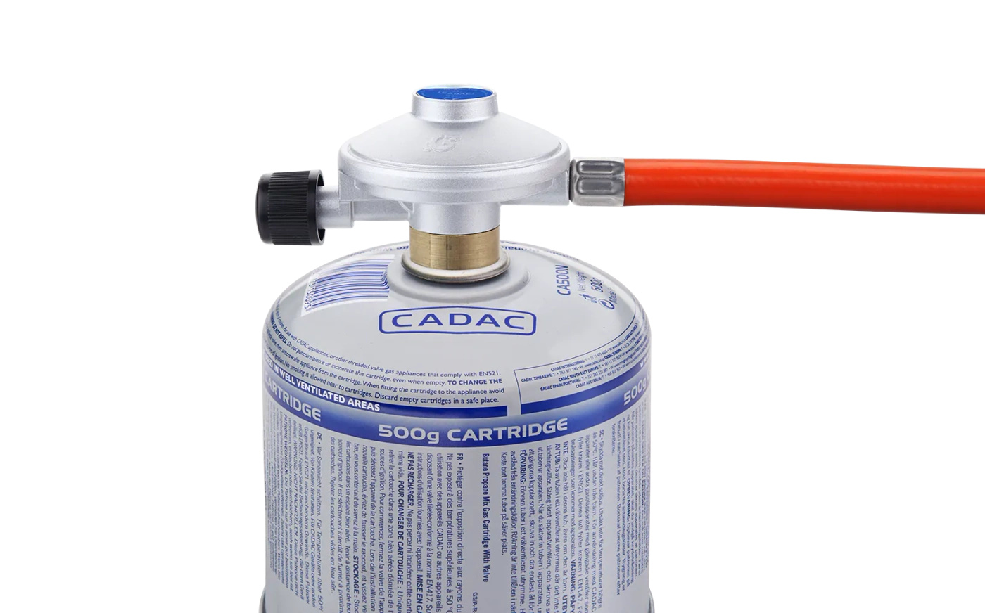 Regulator gazu CADAC 50 mBar do kartuszy Threaded Cartridges 50mbar 0,85m