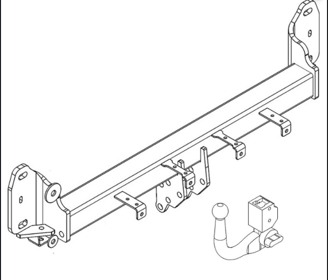 Hak holowniczy Witter BMW X3 G01 2017-