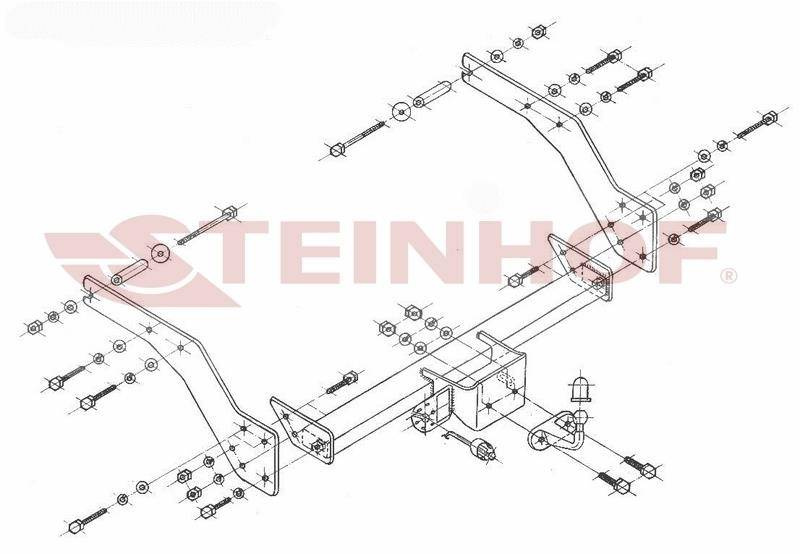 Hak holowniczy Steinhof T-145