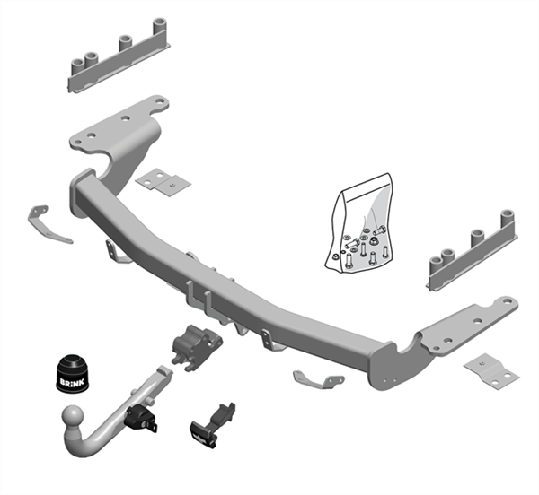 Hak holowniczy Brink Land Rover Discovery Sport (L550) 2015-2019