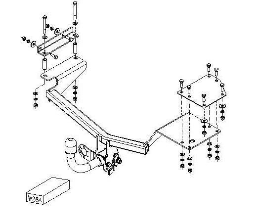 Hak holowniczy Autohak W28A