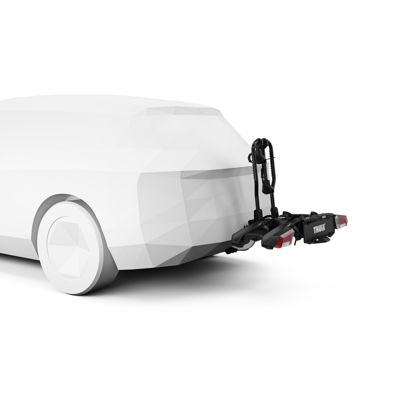 Bagażnik rowerowy z boxem 300l na hak Thule EasyFold 3 944100 + Onto 2