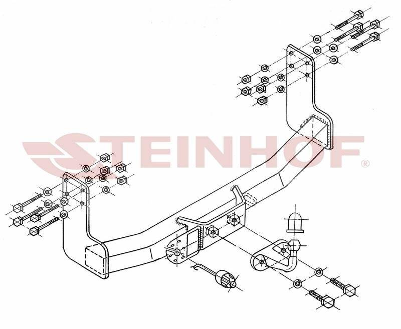 Hak holowniczy Steinhof VW LT 28-35 1995-2006