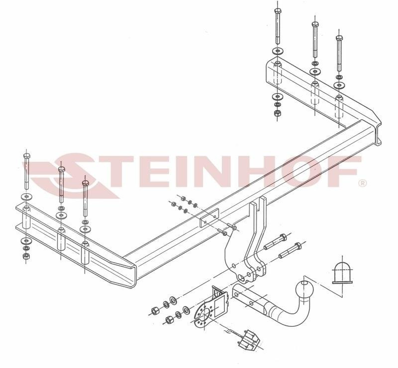 Hak holowniczy Steinhof Audi Q5 8R 2008-2017
