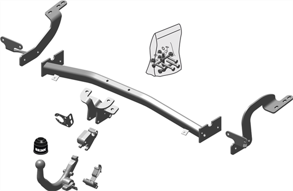 Hak holowniczy Brink Citroen C4 Picasso 2006-2013