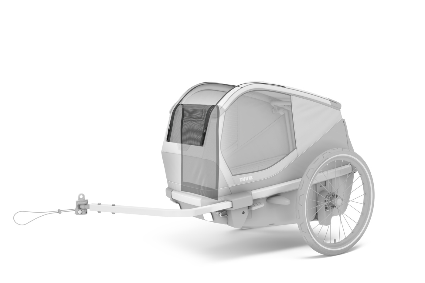 Thule Bexey Hazy Green M 800000 | Przyczepka dla psa