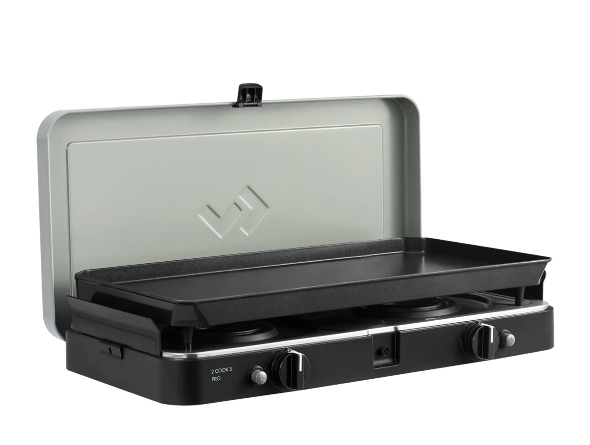 Przenośna kuchenka z płytą 2 Cook 3 Pro Plancha 30mbar 203P1C-15-EF