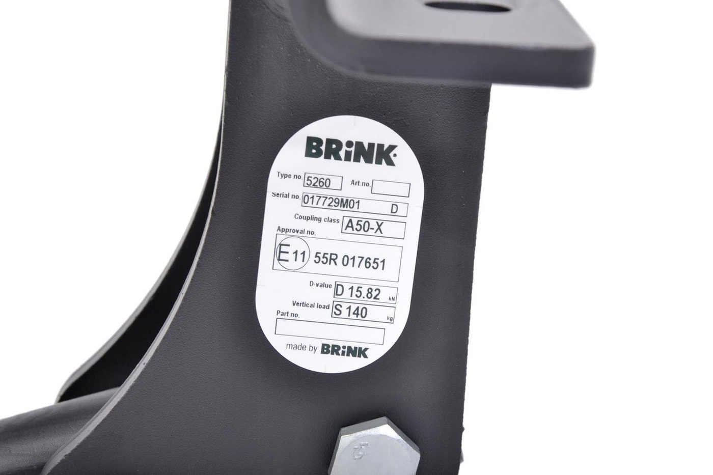 Hak holowniczy Brink Toyota Land Cruiser 150 2009-