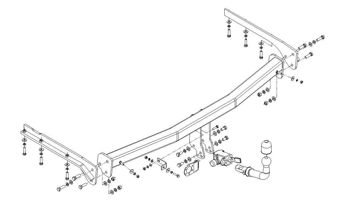 Hak holowniczy Autohak CH48A