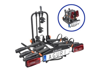 Bagażnik rowerowy na hak Aguri KRAB 3 50801 BLACK
