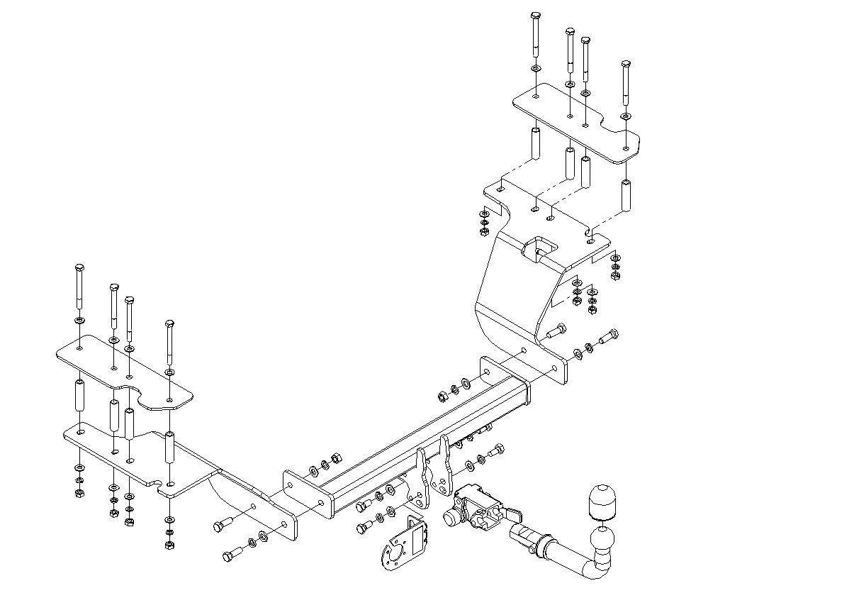 Hak holowniczy Autohak Honda CR-V II 2002-2007