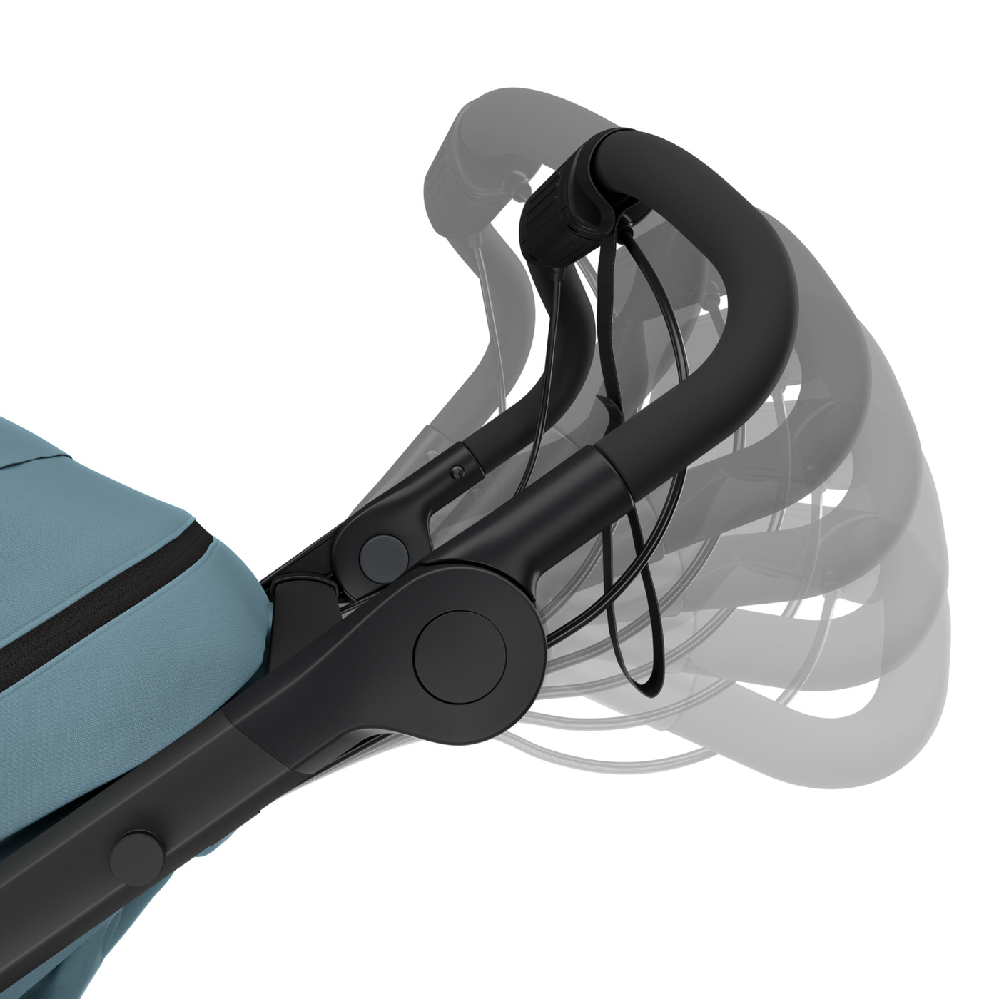 Thule Urban Glide 3 mid blue magnetic buckle