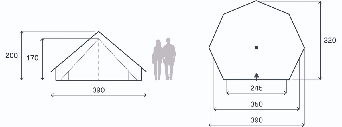 Namiot turystyczny Kampa Pineveil 02 9120002492