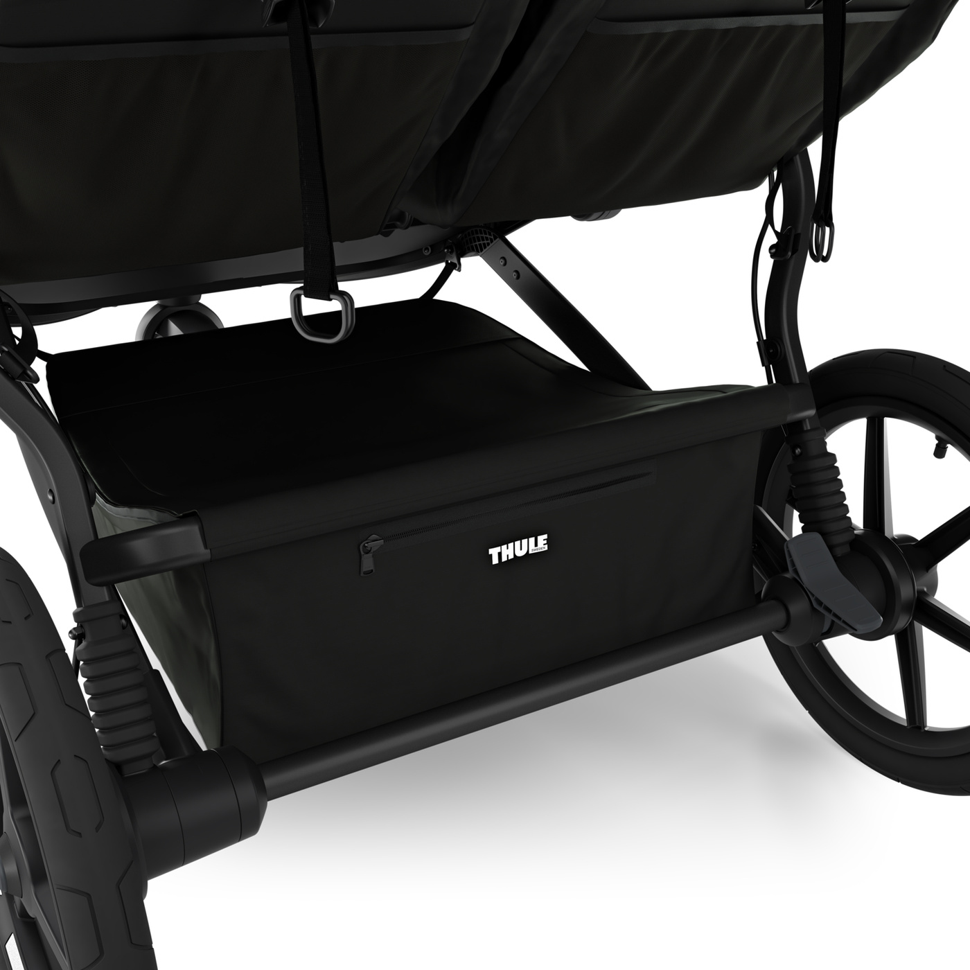 Thule Urban Glide 3 double black Wózek z klamrą magnetyczną 10101998