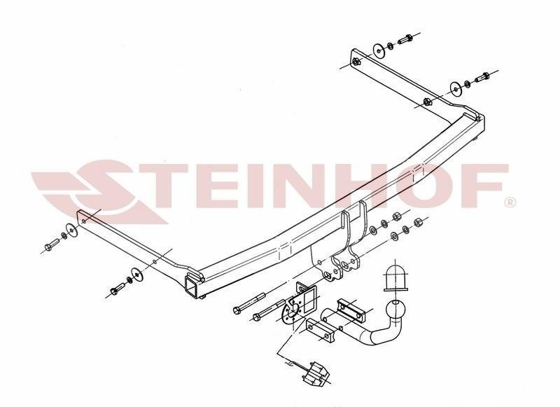 Hak holowniczy Steinhof Volkswagen Jetta V 2005-2010