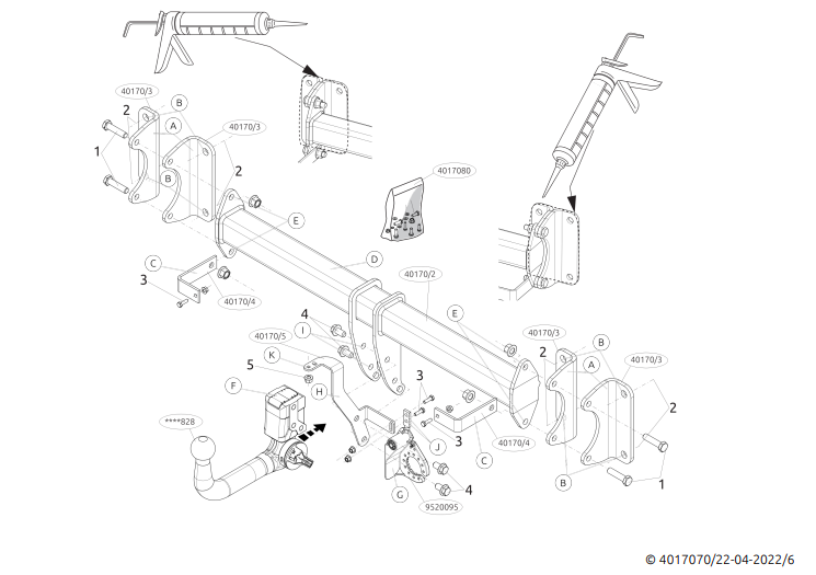 Hak holowniczy BRINK 4017000