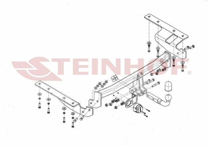 Hak holowniczy Steinhof Honda CR-V III 2007-2012