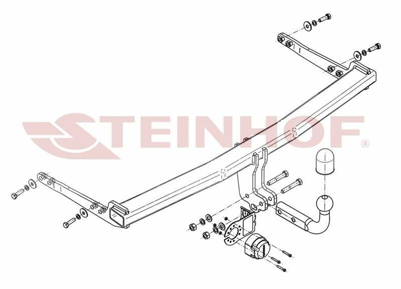 Hak holowniczy Steinhof Skoda Octavia III Kombi 2013-2020