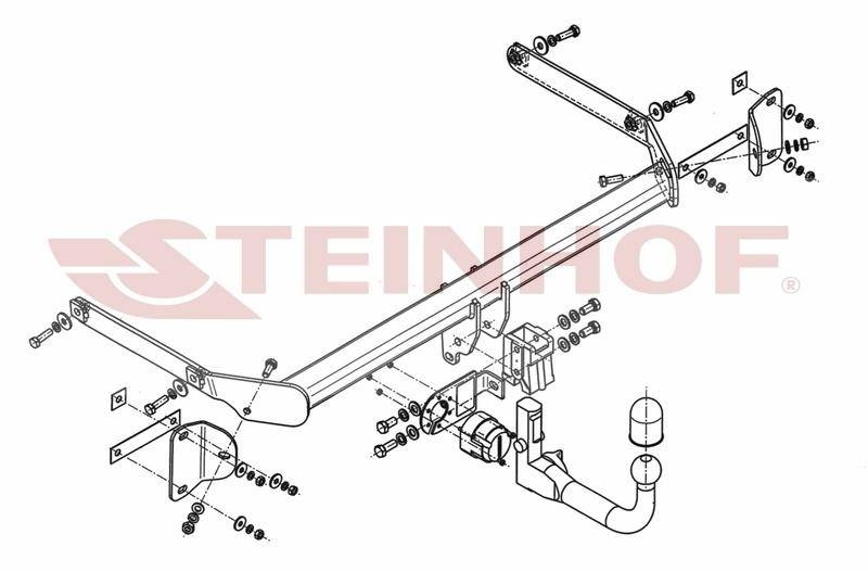 Hak holowniczy Steinhof Ford B-MAX 2012-2017