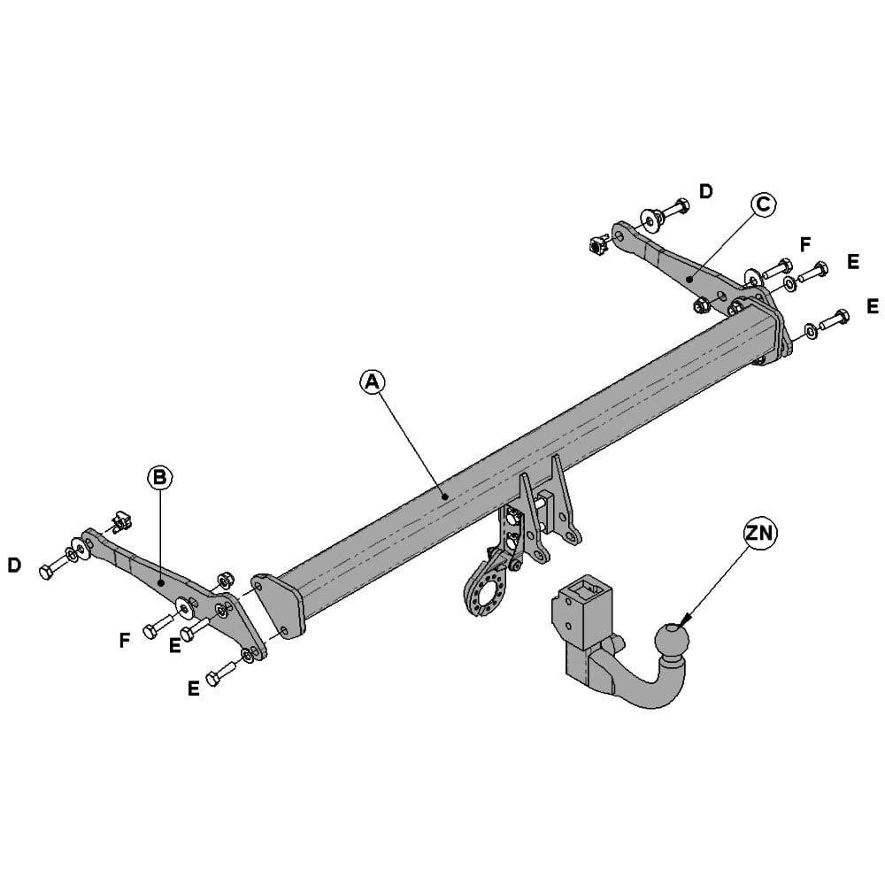 Hak holowniczy Witter VW82Q