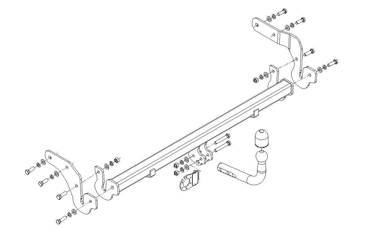 Hak holowniczy Autohak J55