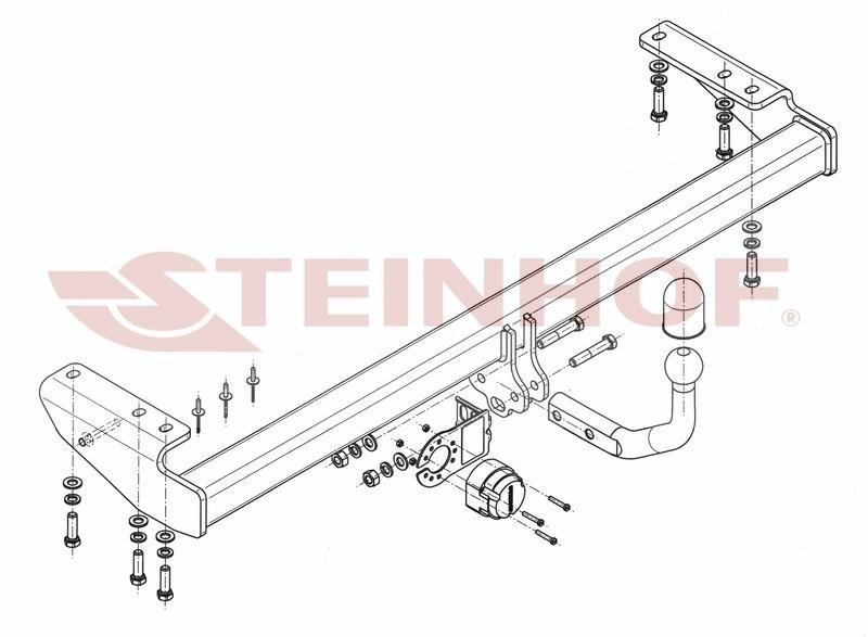 Hak holowniczy Steinhof Volvo V70 II 2000-2007