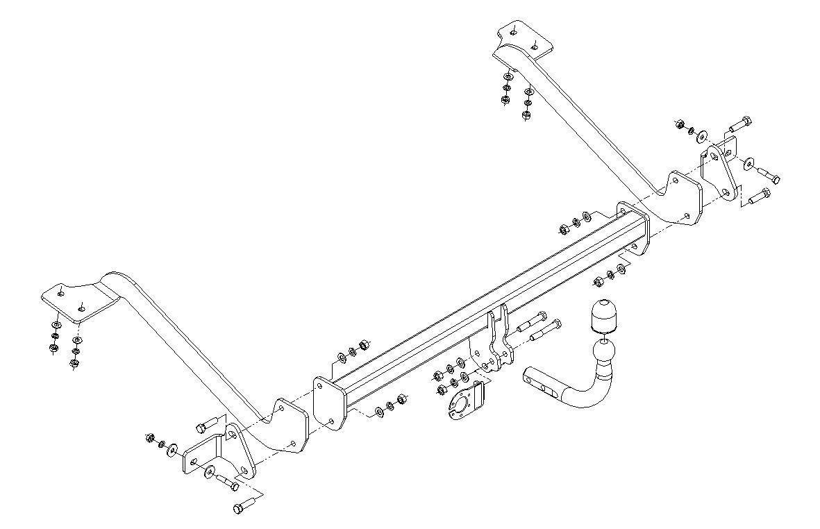 Hak holowniczy Autohak F38