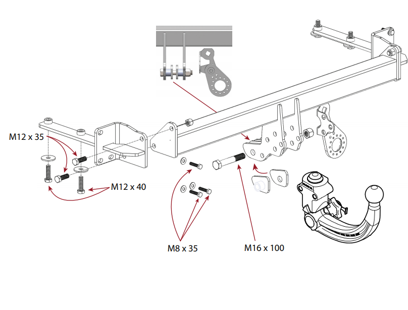 Hak holowniczy Westfalia Honda CR-V V 10/2018- 