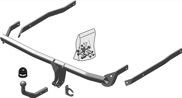 Hak holowniczy Brink 523100