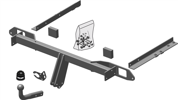 Hak holowniczy Brink 522200